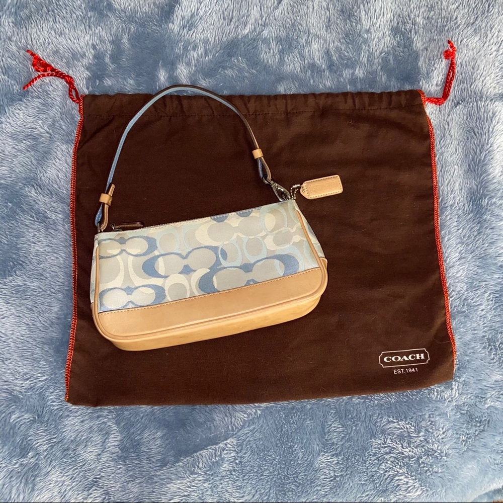 Vintage Blue Coach Bag